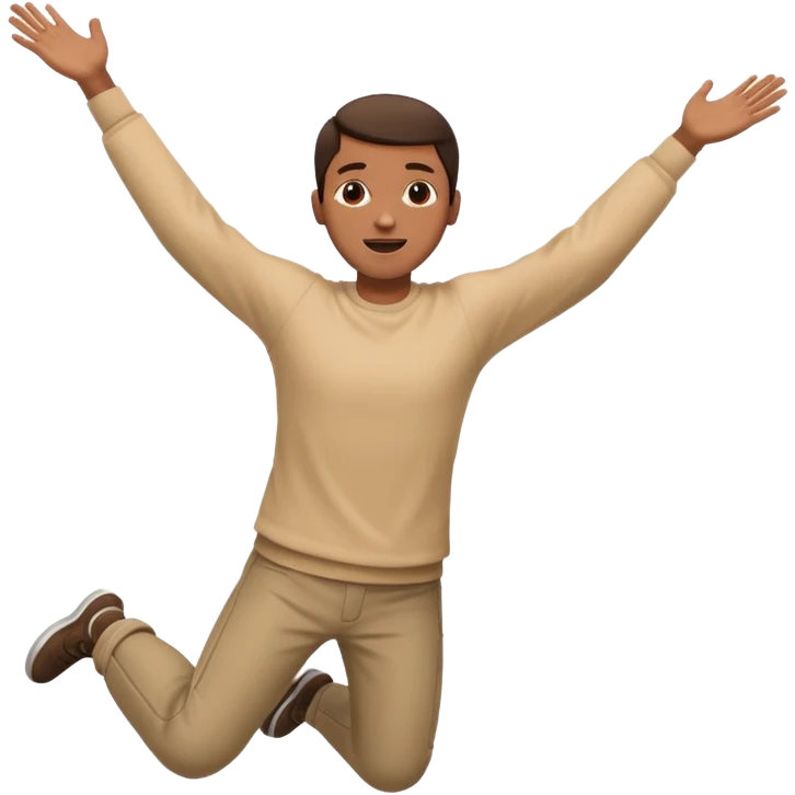Person falling emoji