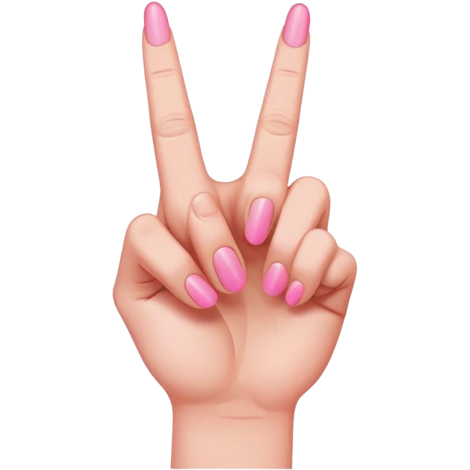 pink middle finger emoji