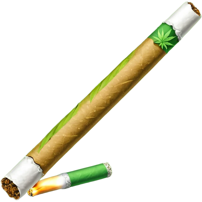 a joint, green cigarrete, like the wpp one emoji