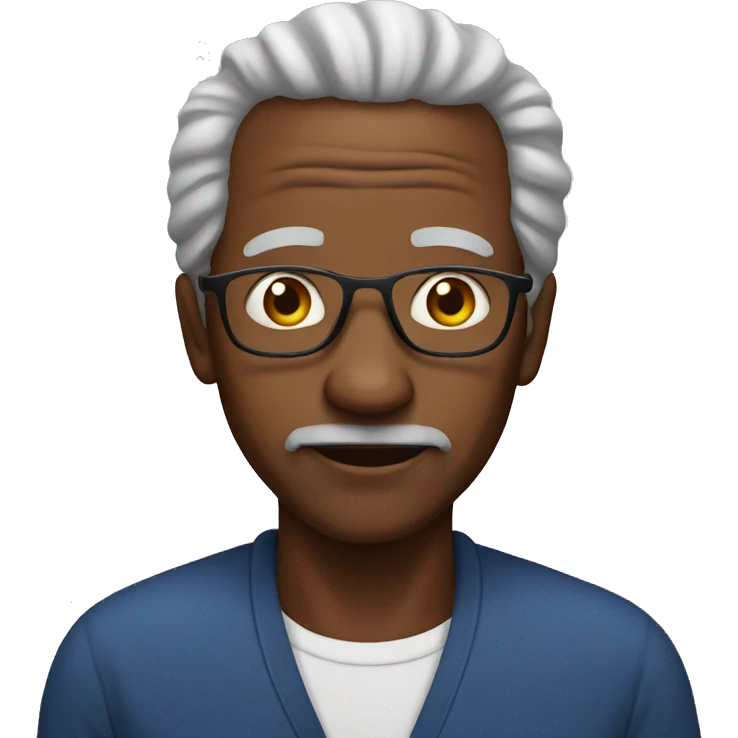 old black man emoji