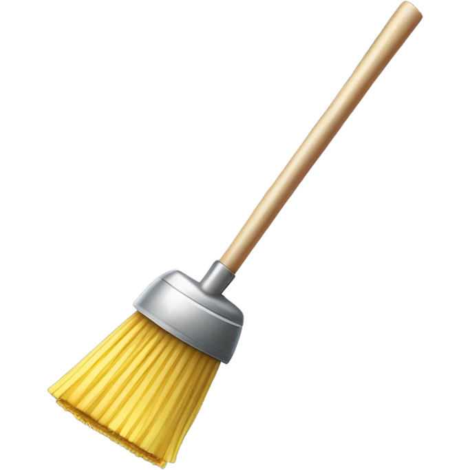 Broom, shine, sparkle  emoji