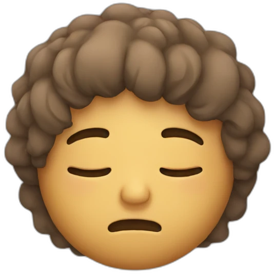 Sleepy emoji