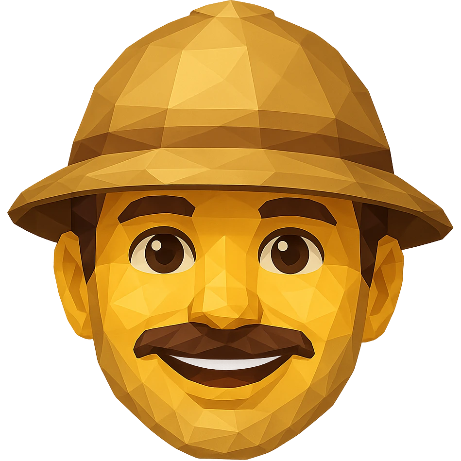 Create a realistic emoji character named Master Hunt. Helmet, The background should be transparent , for positive work culture. emoji
