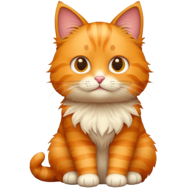 a sitting little cat emoji emoji