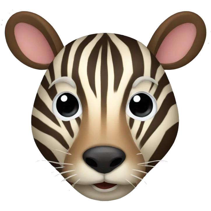 zebra beaver emoji