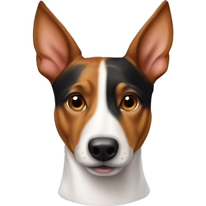 Basenji bull terrier mix  emoji
