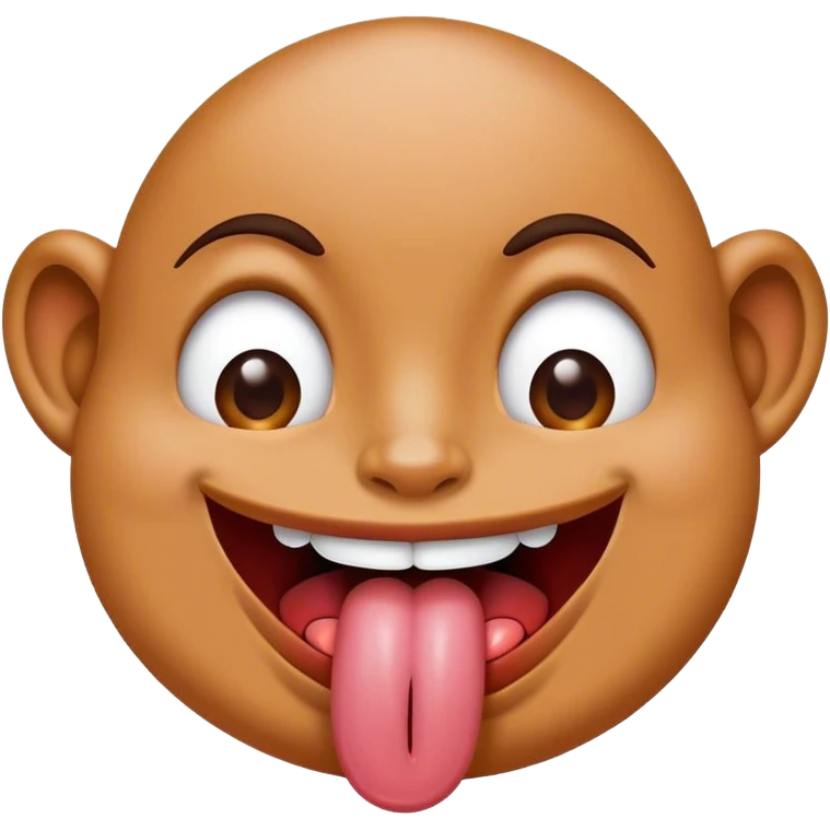 Tongue sticking out emoji