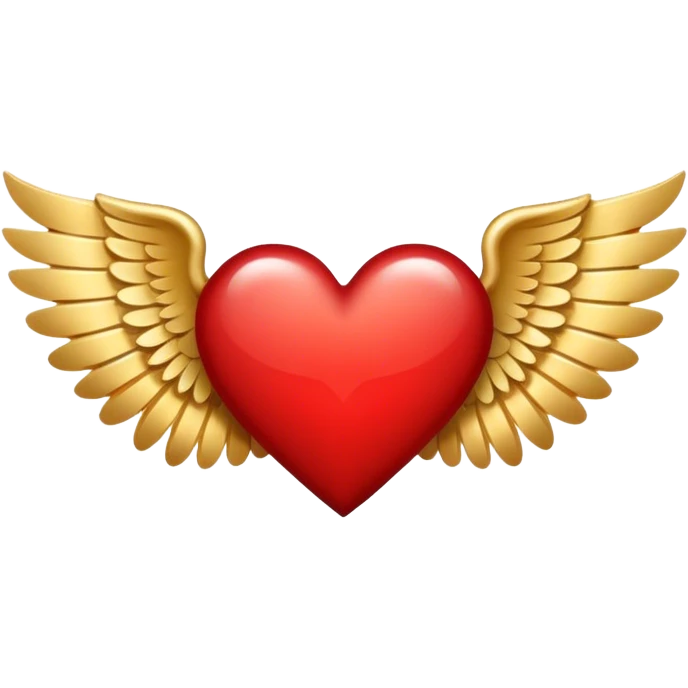 wings with a heart in the middle  emoji