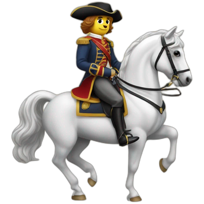 cavalier sur cheval emoji
