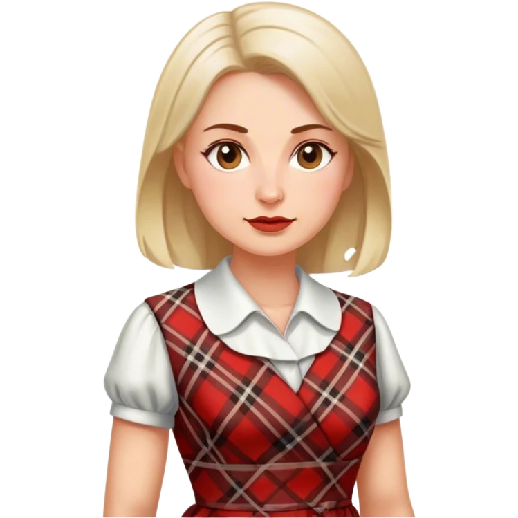  polish woman politician plaid dress emoji