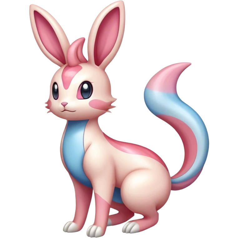 Milotic-Sylveon-Bunny-Pokémon full body emoji