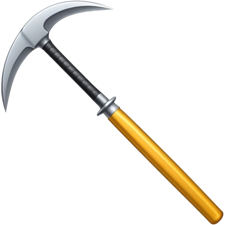 The sickle for mowing grass emoji