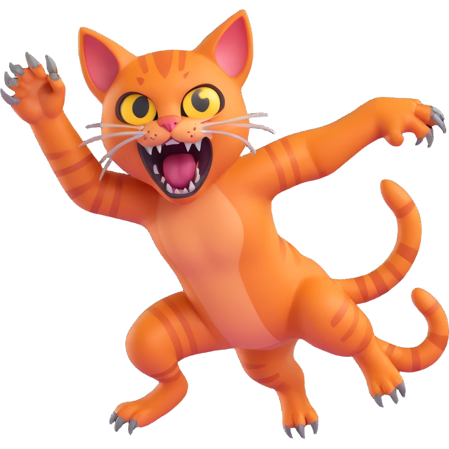 cat attack emoji