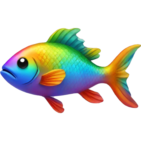 fish rainbow  emoji