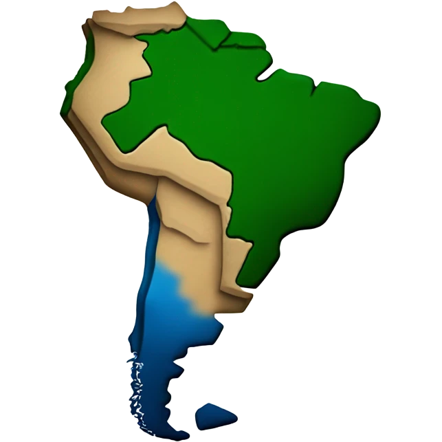 South america earth emoji
