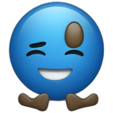 Relaxed Blue emoji