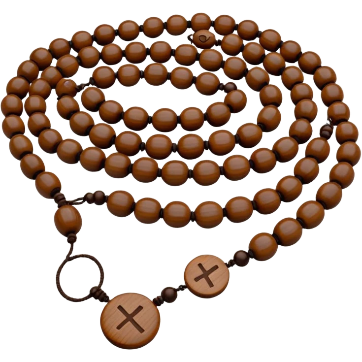 Beads, Large prayer beads  emoji