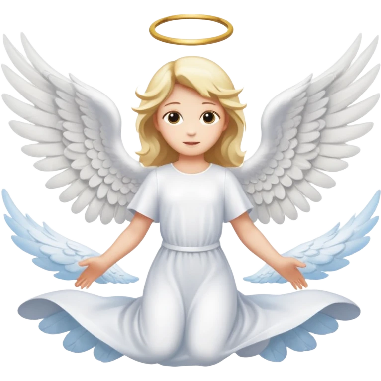 angel flying emoji