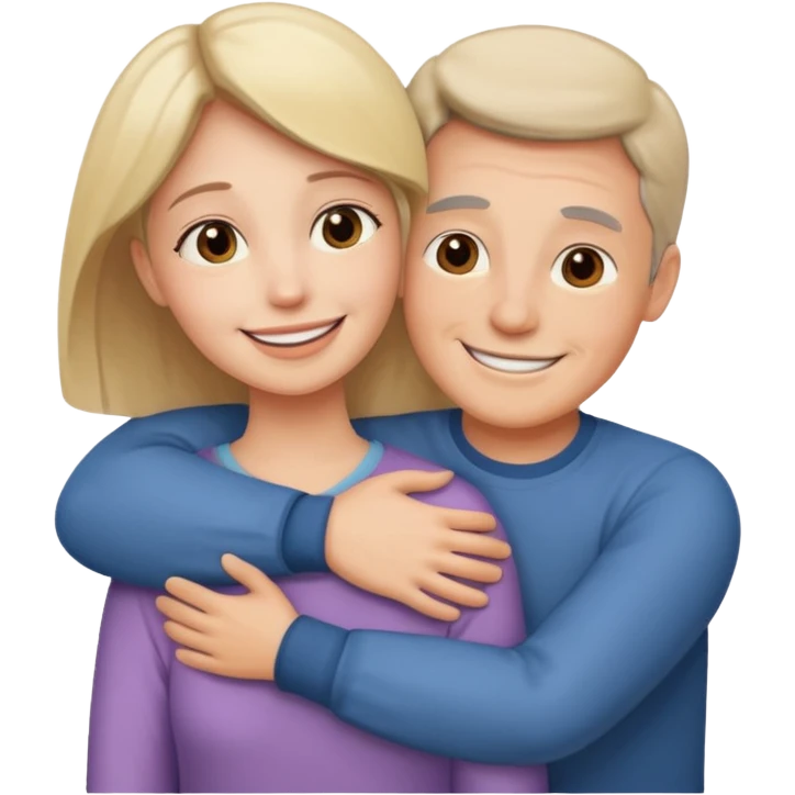 abrazar a mi papa mama emoji