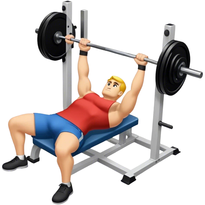 close-grip flat-benchpress emoji