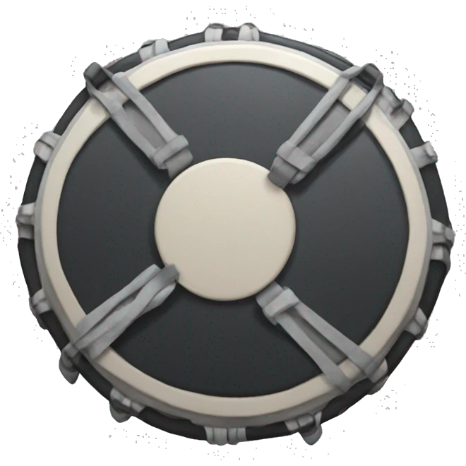 Drum disk emoji