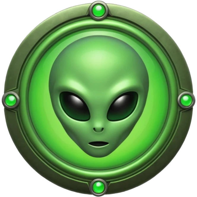 alien badge emoji