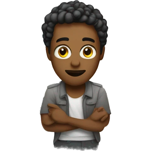 graphic designer in a hot room in the middle of the su emoji