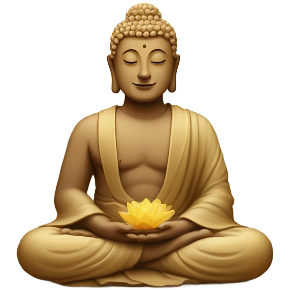 Buddha and jesus emoji
