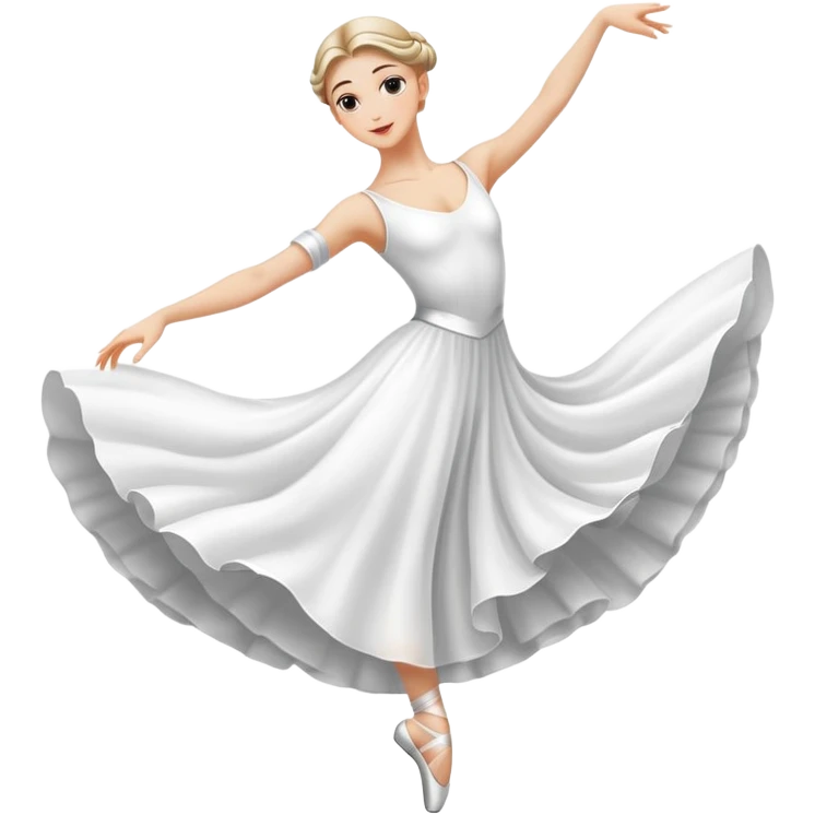 white dancer emoji