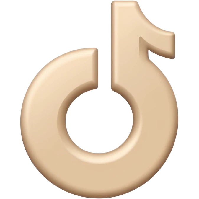 TikTok beige  emoji
