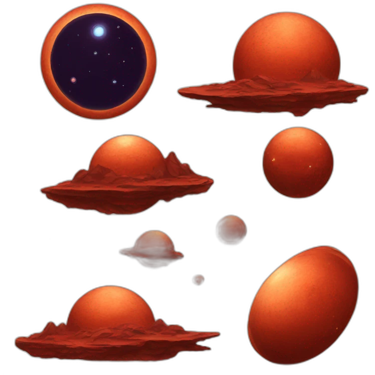 red planet emoji