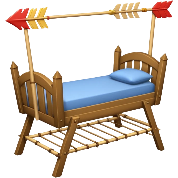 a cot made of arrows, it shold be complete made of arrows emoji