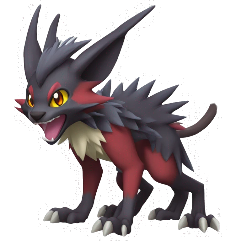Noivern-Torracat-Zoroark full body emoji