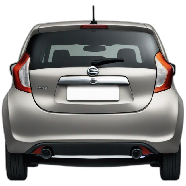 Nissan note ancien génération gris emoji