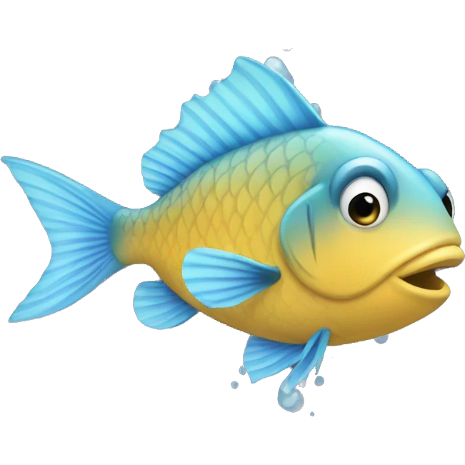 Fish in shower emoji
