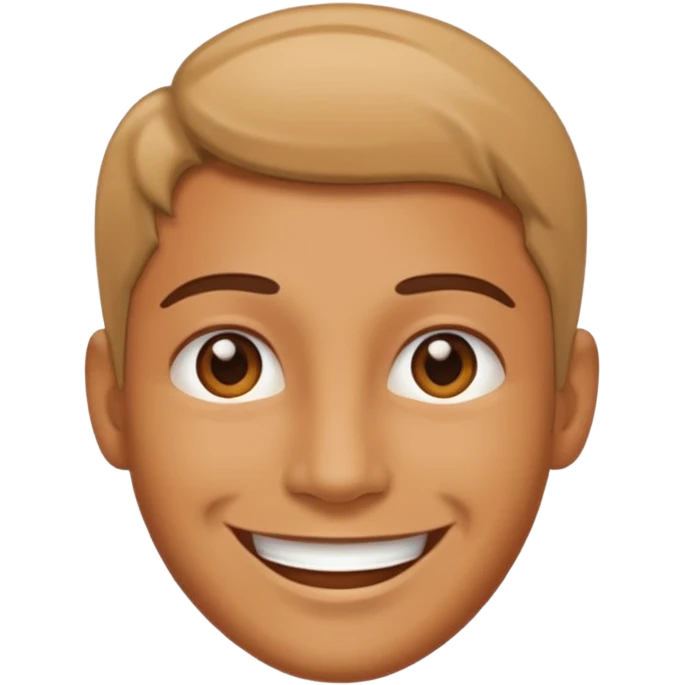 Generate a smiling emoji of this person please emoji