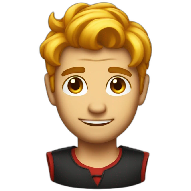 Handsome-devil emoji