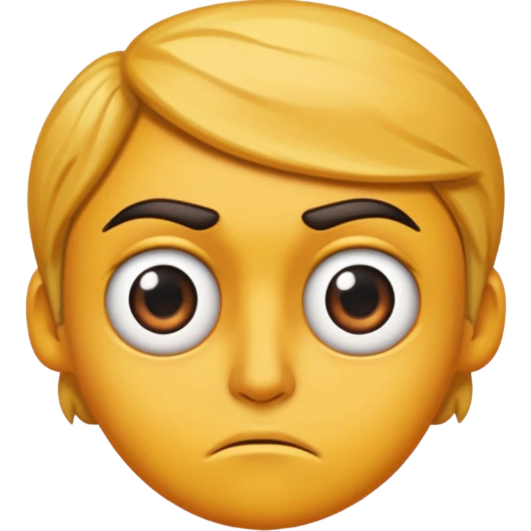 Bombastic ￼side eye emoji
