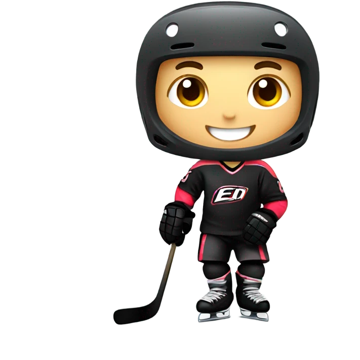 inline hockey player emoji