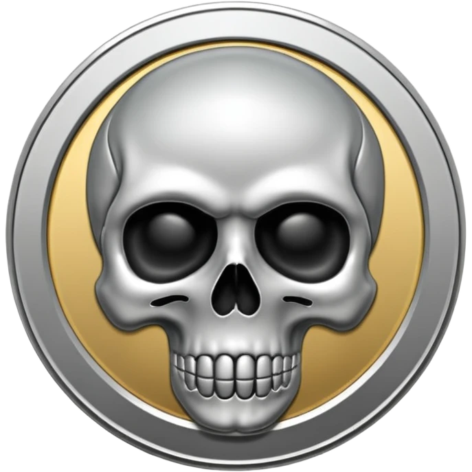 skull coin emoji