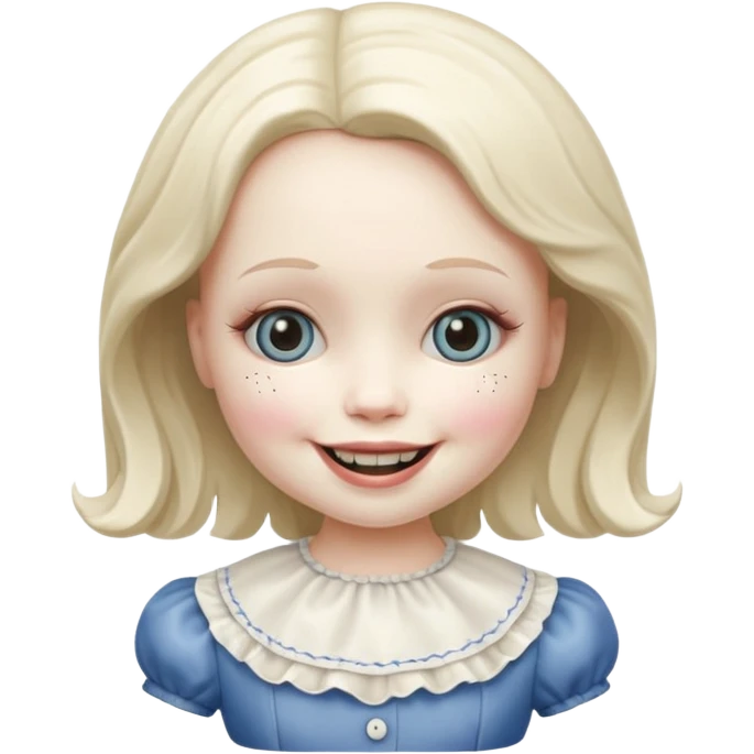 
Talking doll – Creepy smile











 emoji