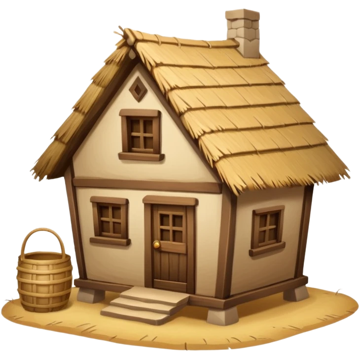 old times primitive house emoji