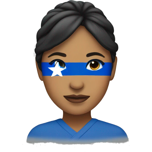 woman with a honduran flag emoji