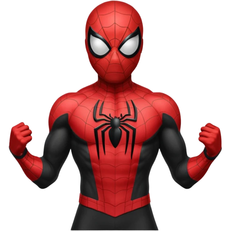 Black Spider man emoji