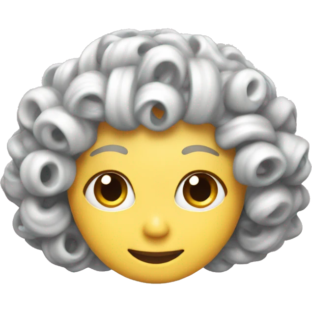 one plastic curler emoji