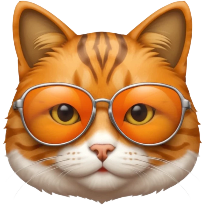 Cat wearing sunglasses emoji