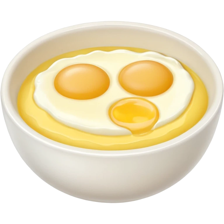 beaten egg in a bowl emoji