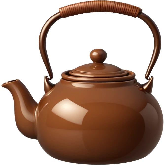 brown tea pot emoji