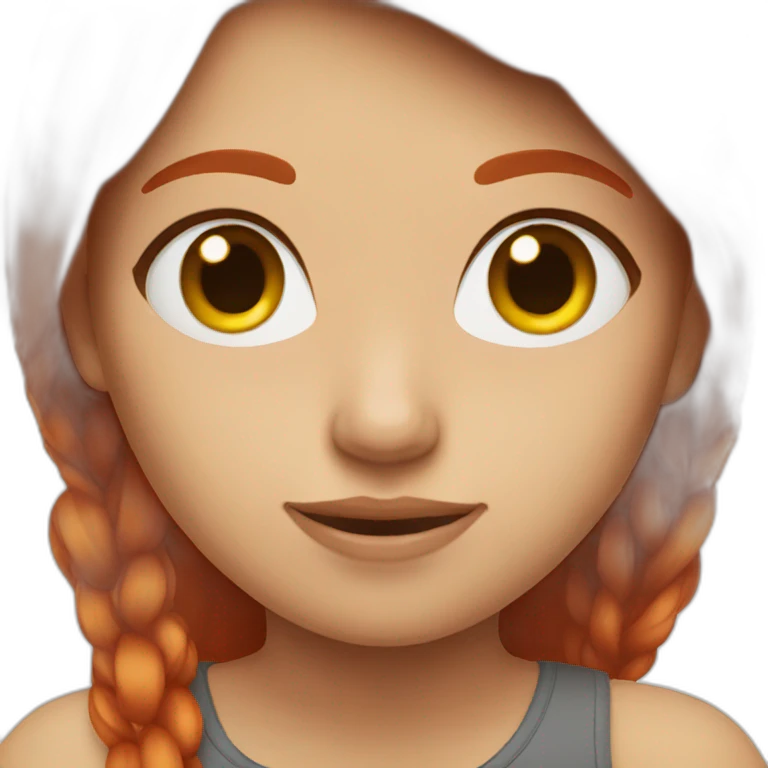 Red hair girl emoji