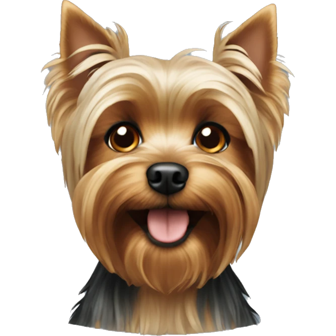 Yorkshire terrier dog emoji